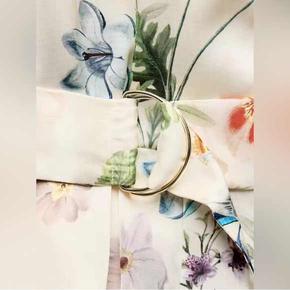 ZARA Floral Print Dress - Picture 6 of 7